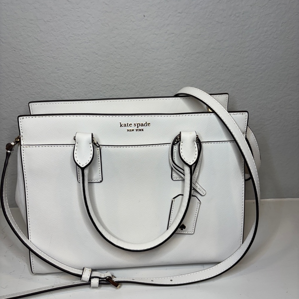 Kate Spade Cream Satchel Bag